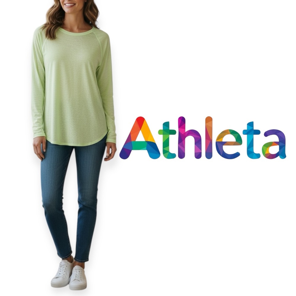 Athleta Mint Long Sleeve Tee